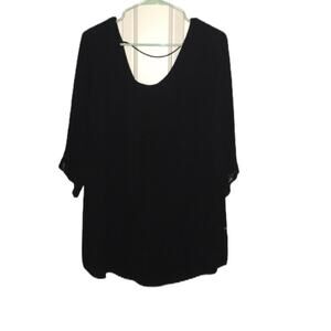 ASTR Little Black dress lace pattern size Small